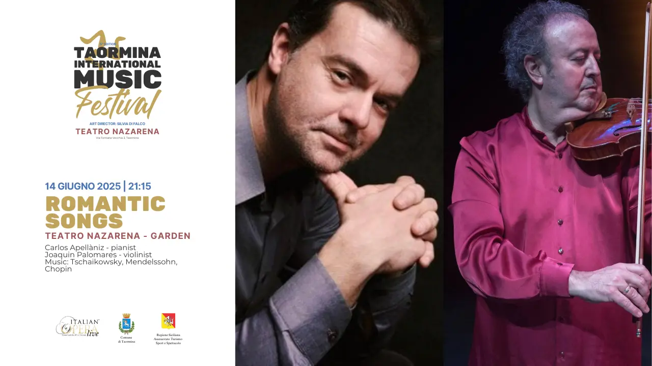 Romantic Songs – Taormina International Music Festival 14th June 2025