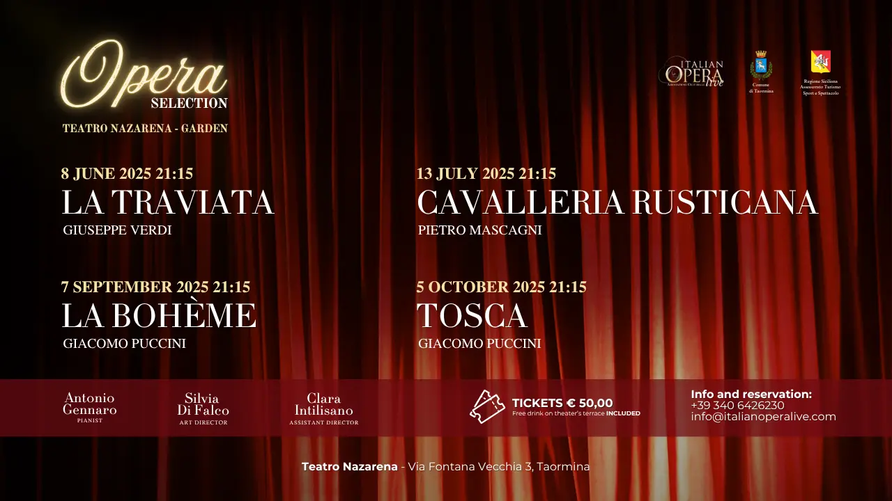 Opera Selection 2025 - Teatro Nazarena Taormina Italy